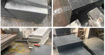 儋州 芝麻黑地铺石材