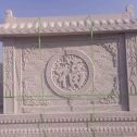 儋州 芝麻白花岗岩屏风，照壁，影壁