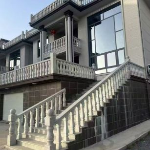 儋州 芝麻白别墅阳台栏杆，楼梯栏杆