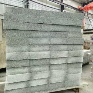 儋州 芝麻白10公分300*600广场地铺，A料定制，尺寸标准，厚薄均匀