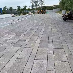 儋州仿古石铺装效果