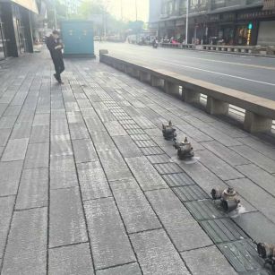 儋州仿古石铺装效果