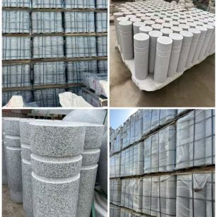 儋州 芝麻白花岗岩挡车柱、隔离柱多少钱