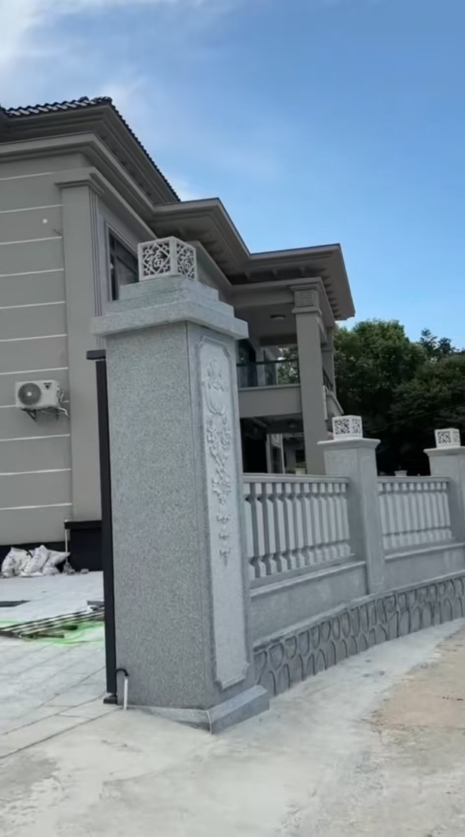 儋州 芝麻白别墅围墙栏杆，私人订制