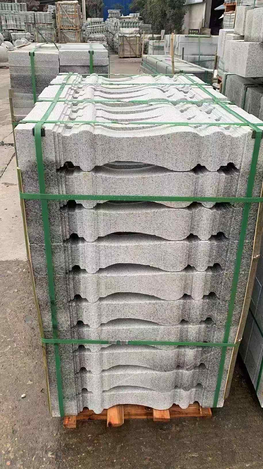 儋州 芝麻白方形拉丝面，栏杆花瓶柱