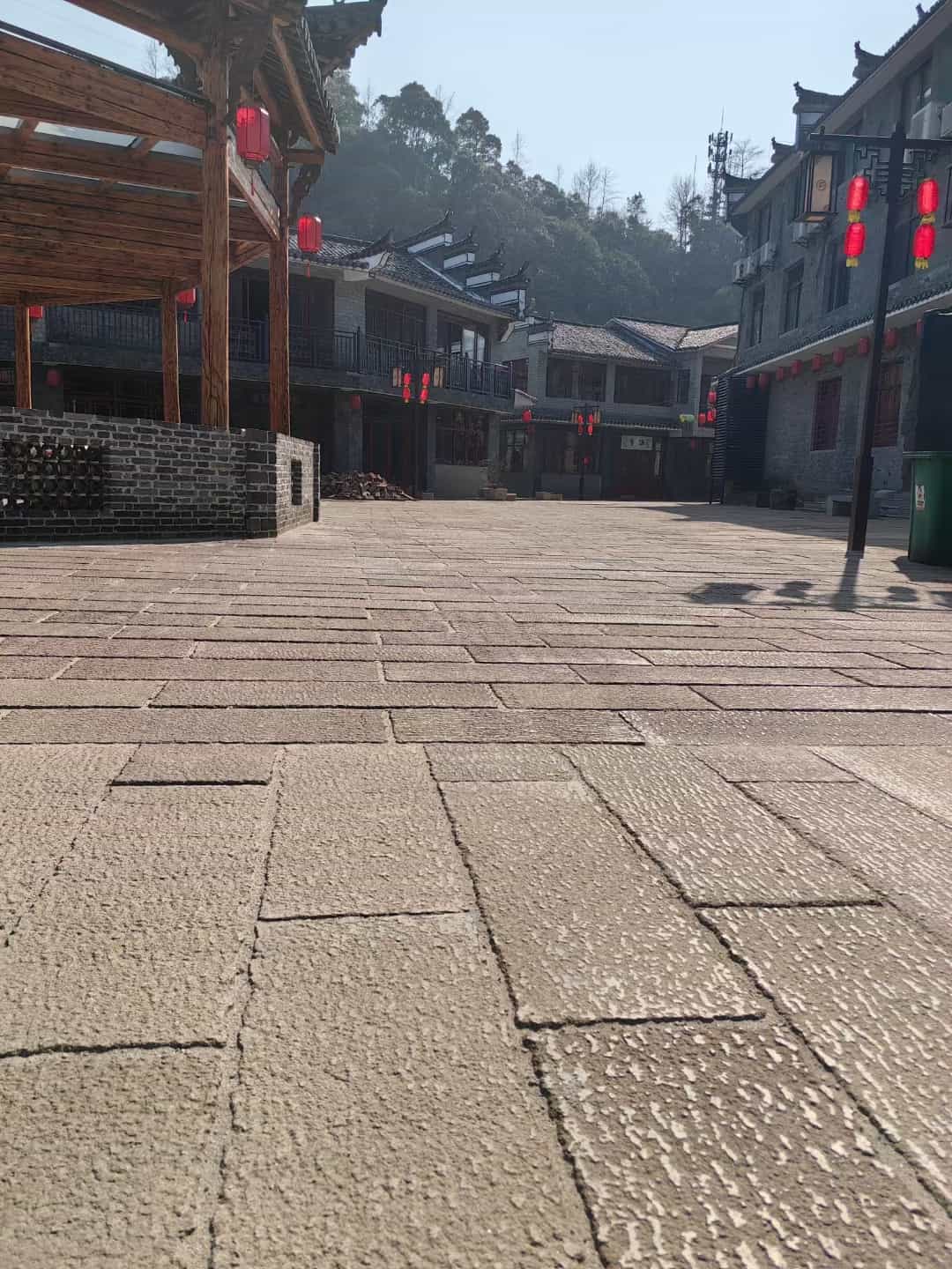 儋州仿古石铺装效果