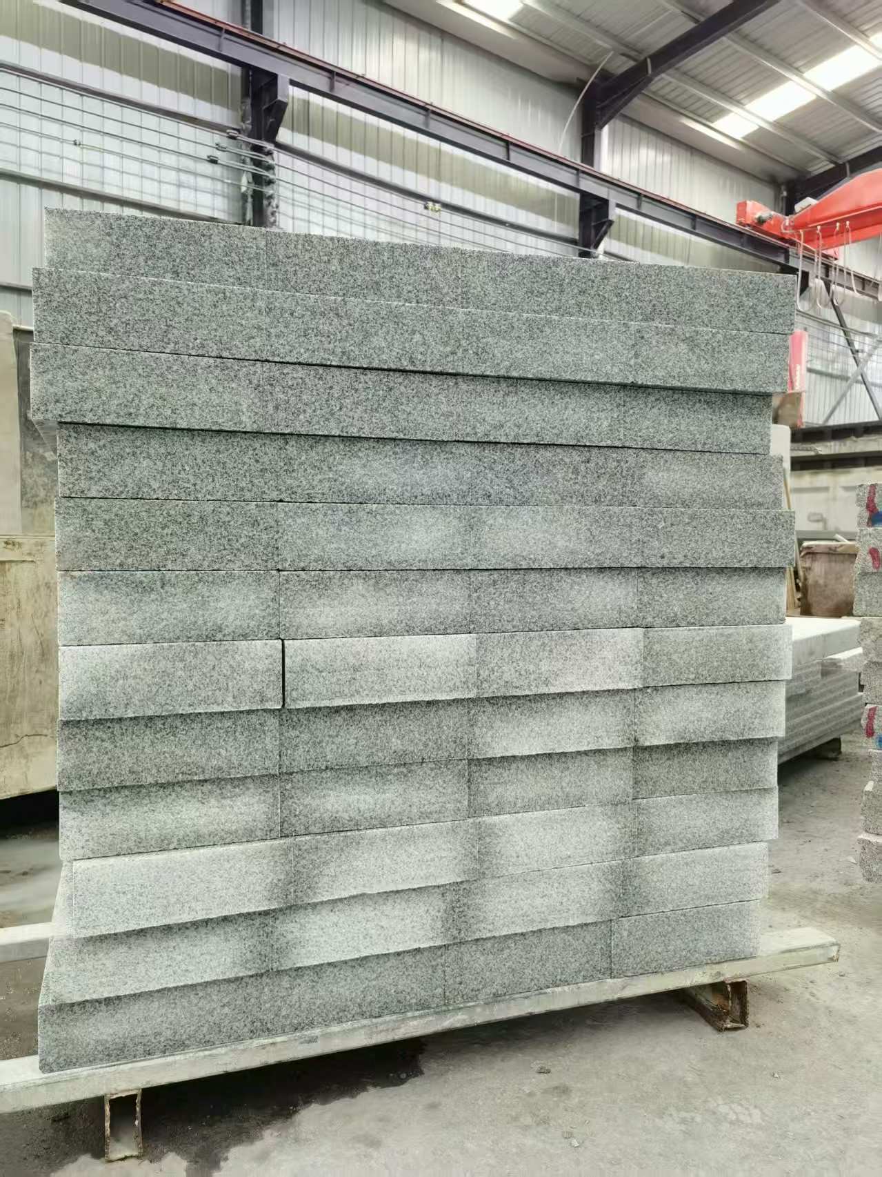 儋州 芝麻白10公分300*600广场地铺，A料定制，尺寸标准，厚薄均匀