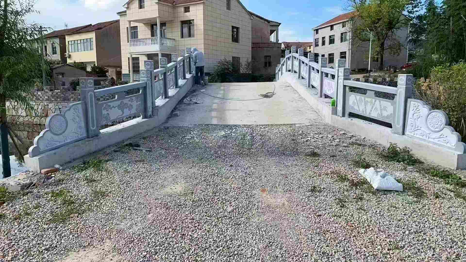 儋州 芝麻灰花岗岩桥栏杆